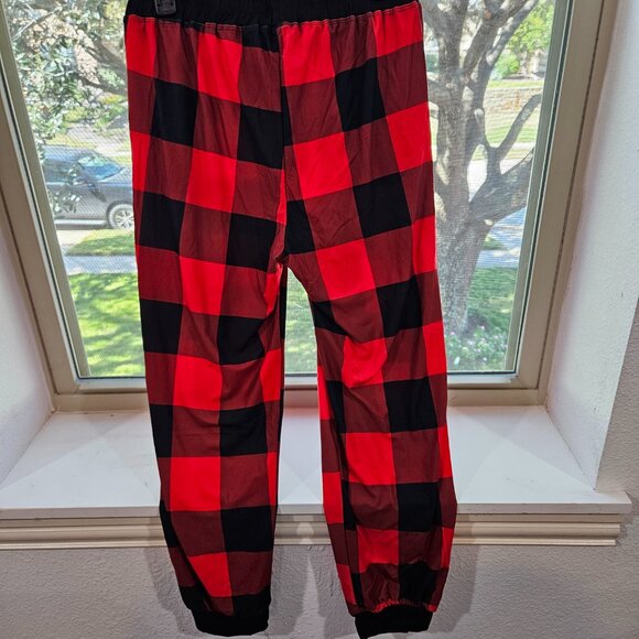 Red and Black Checkered Pajama Pants Size XL - Picture 2 of 5